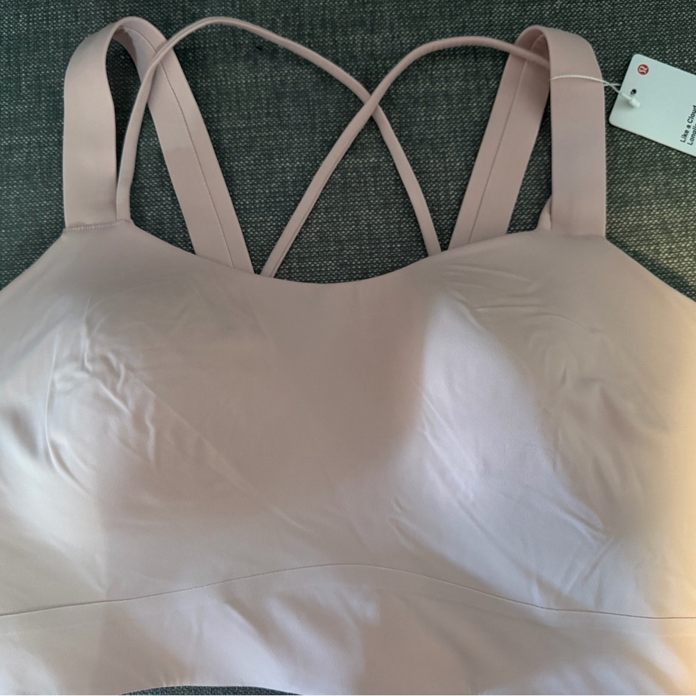 lululemon athletica Blush Pink Strappy Bra